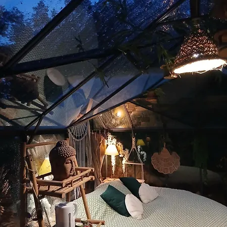 Luxe tent L'o Re Des Bois Insolite Aube, Bain, Sauna, Kota, Massages *